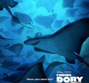 Finding Dory in 3d blue-ray!